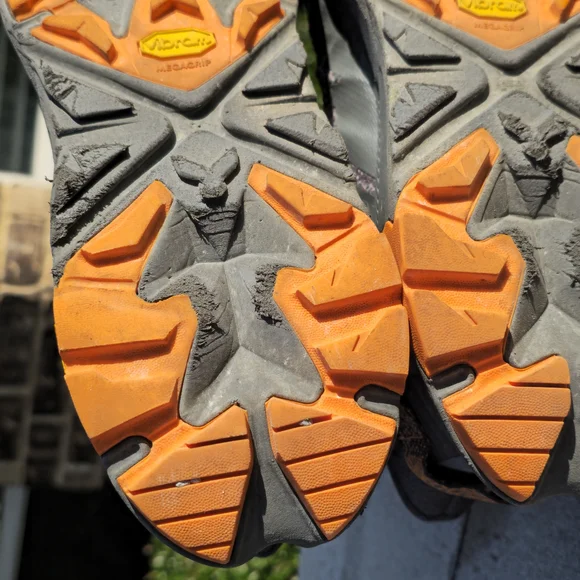 Hoka Men's Shoes - Gray and Orange 12D - Picture 9 of 9